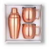 GT-63C Cocktail Shaker & Mule Mug Gift Set (Copper) BLANK